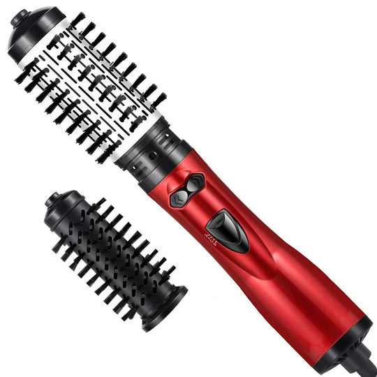 Salon Style Rotating Hot Air Brush and Hair Dryer for Effortless Curls and Waves