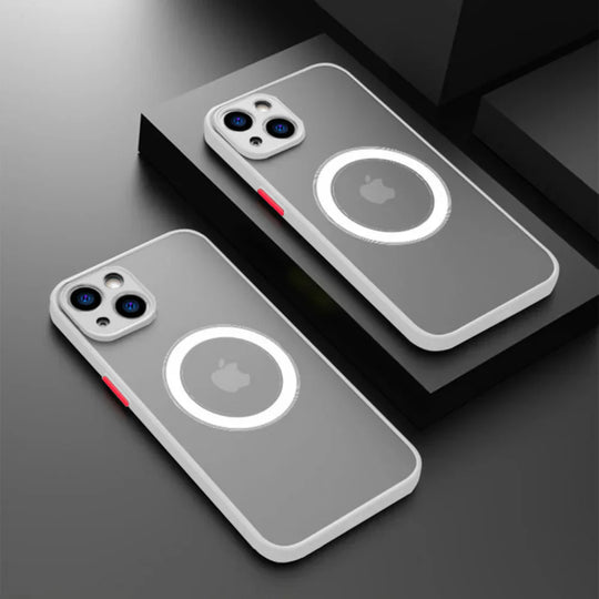 Matte Shockproof MagSafe Case for iPhone
