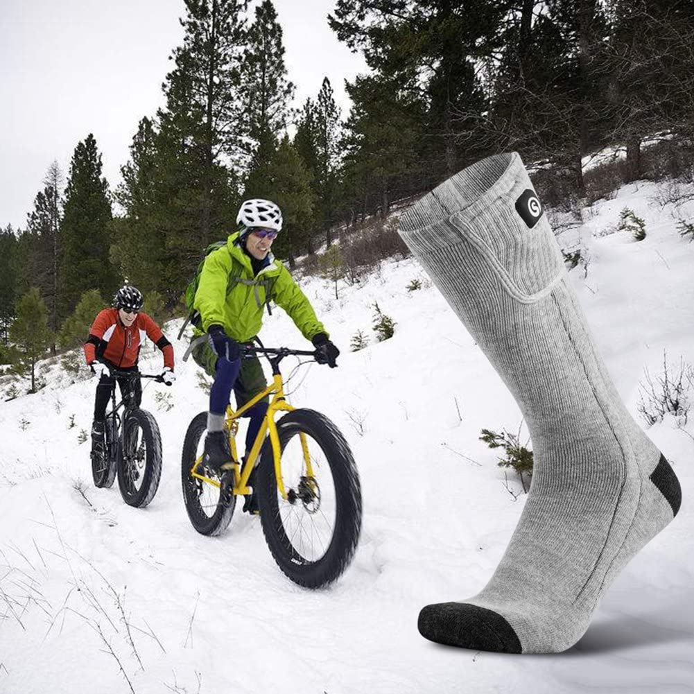 Heated socks outdoor winter