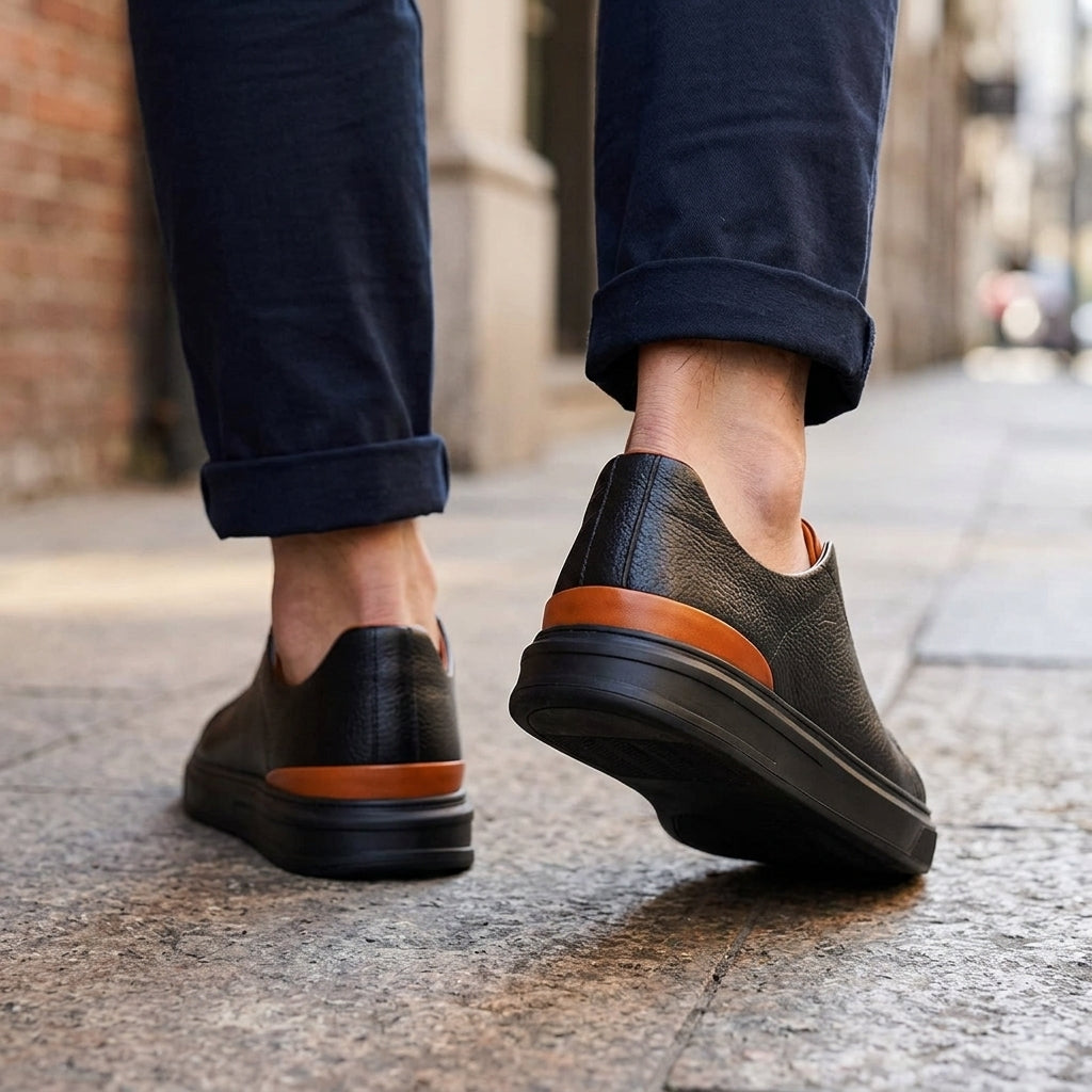 Classic Genuine Leather Low Top Sneakers for Everyday and Casual Wear