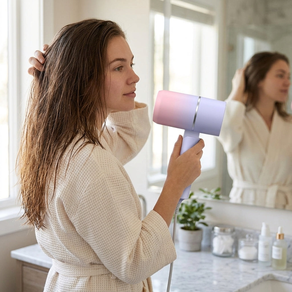 Foldable Travel Ionic Hair Dryer for On the Go Styling