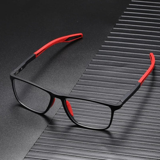 Lightweight Two-Tone Rectangular Reading Glasses for Everyday Clarity